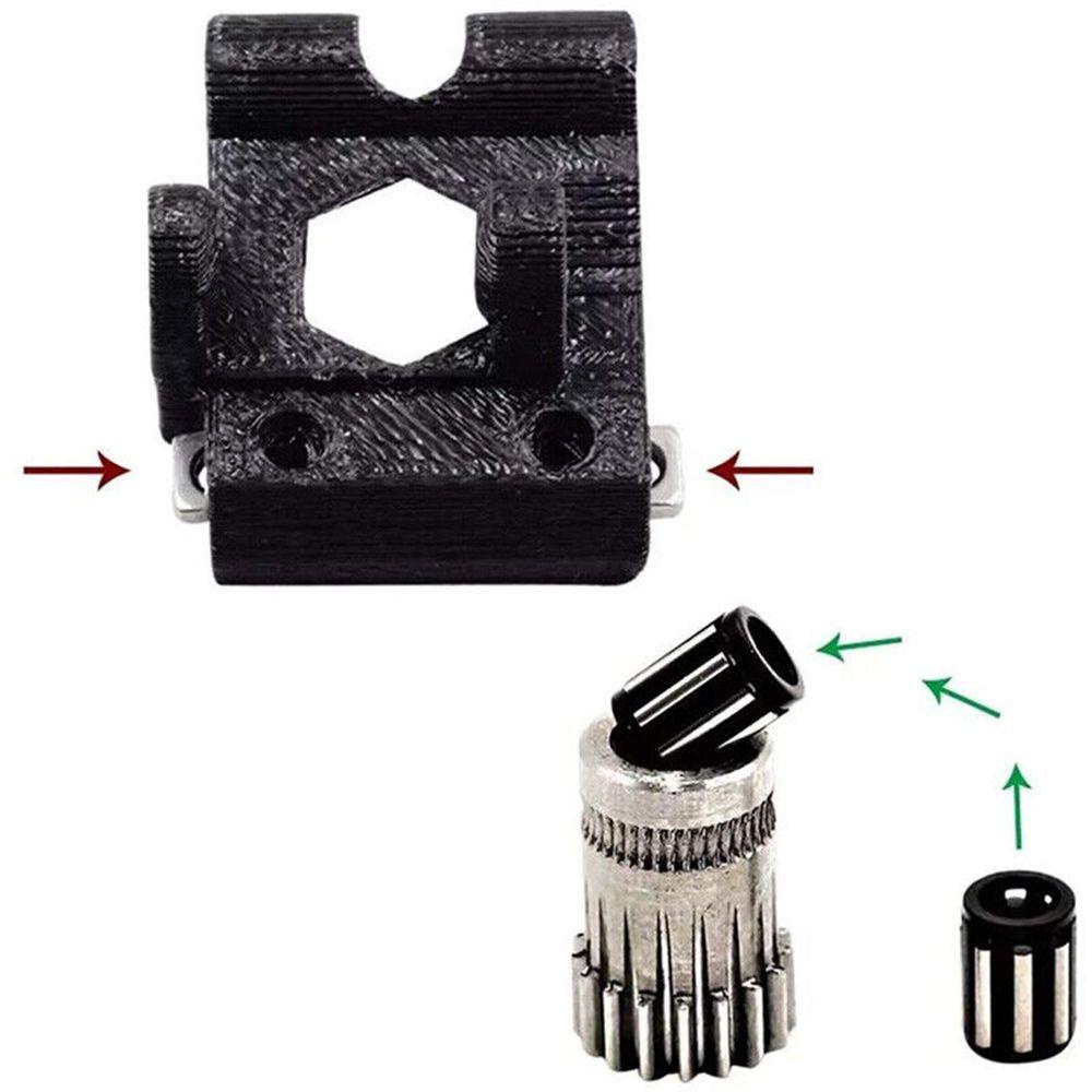 BEBETTERM Bánh Răng Đùn Thay Thế Cho Máy In 3D Prusa I3 MK2.5 / 2.5S / 3 / 3S Dual Gear Cho Prusa I3 MK2.5 / 2.5S / 3 / 3S