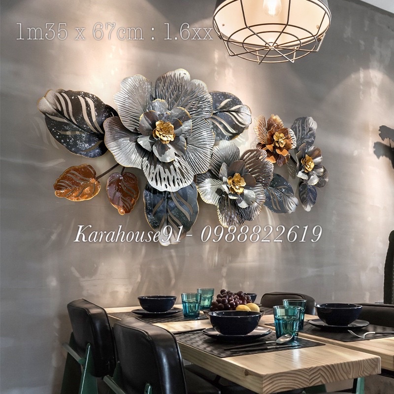 Tranh sắt treo tường nghệ thuật, tranh decor trang trí phòng khách. BH 3 năm.Mã 3014