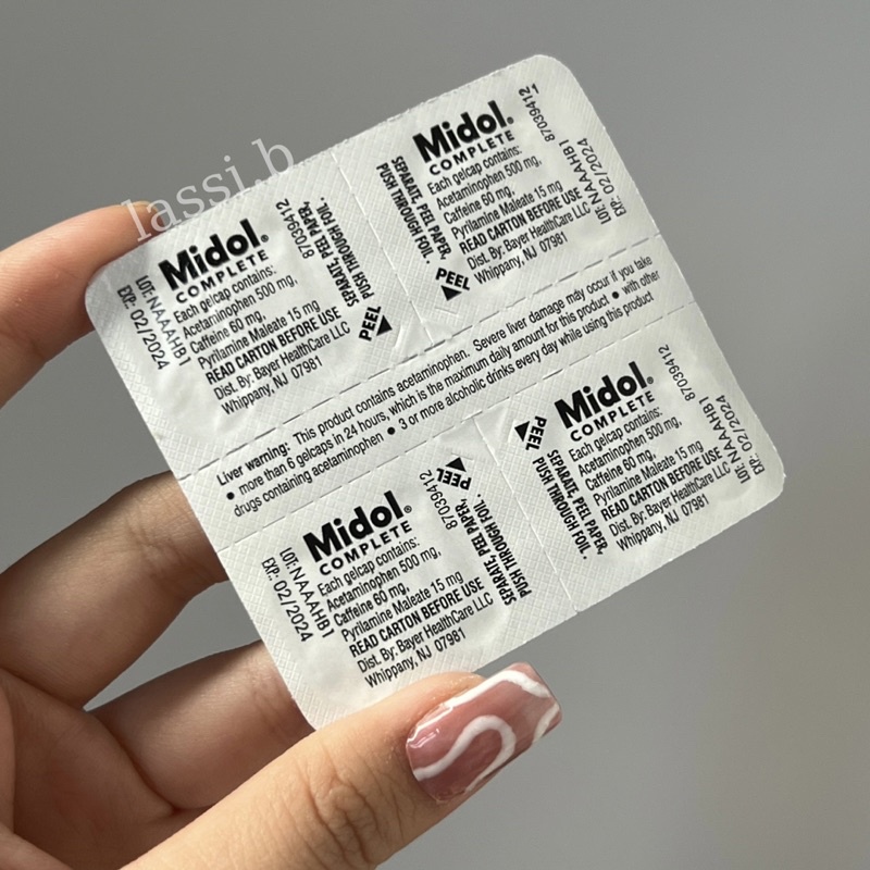 Midol Complete - Dành cho tới kì hàng tháng của phụ nữ