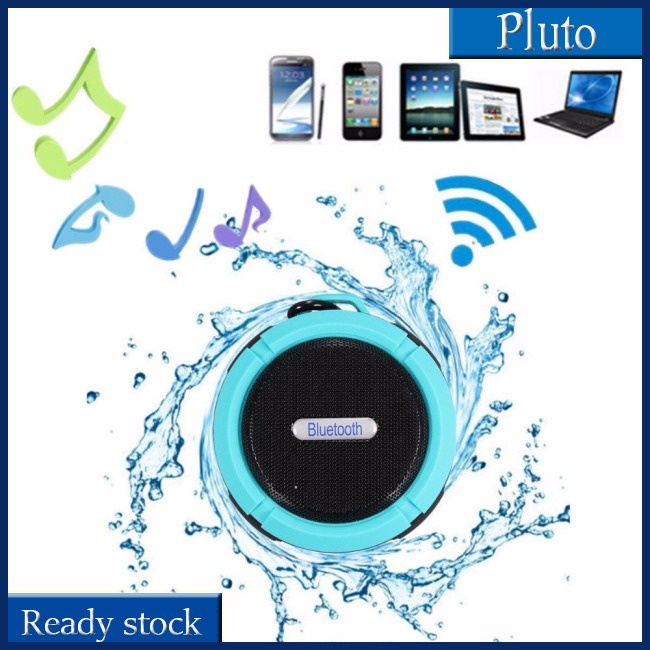 Mới Loa Bluetooth 4.1 Không Dây C6 Chống Thấm Nước IPX4 Tích Hợp Mic Và Phụ Kiện