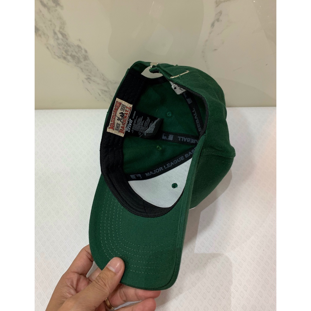 Nón kết mũ lưỡi NY xanh logo thêu dành cho mọi lứa tuổi Free size