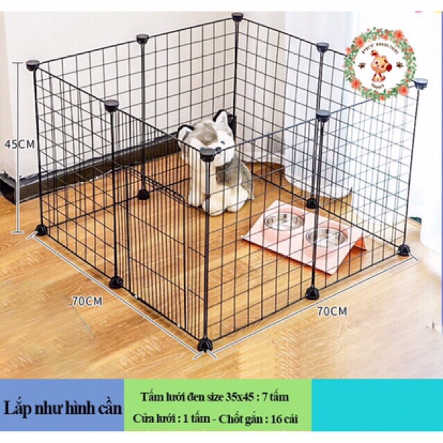 [TẶNG CHỐT GẮN BÁN THEO TẤM] CHUỒNG QUÂY THÚ CƯNG SIÊU HOT