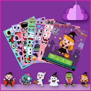Set 24 Sticker Dán Trang Trí Halloween Cho Bé