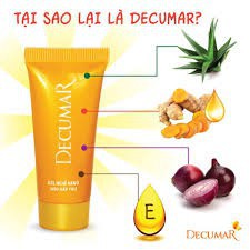 Decumar Hết mụn viêm, hết thâm sẹo