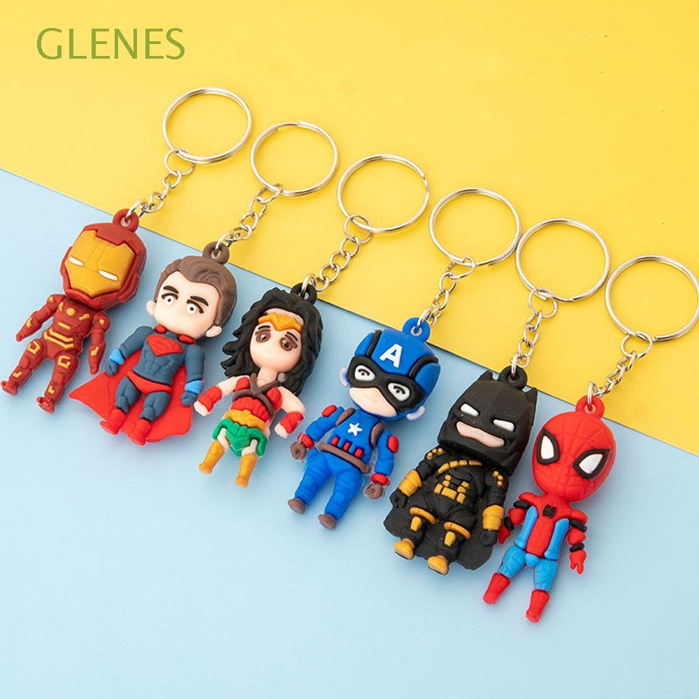 Móc Khóa Hình Siêu Anh Hùng Marvel Dễ Thương