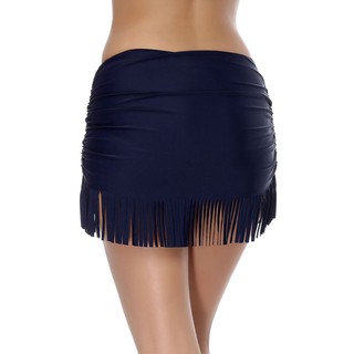 Chân váy tua rua mặc Bikini
