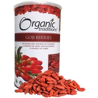 Hạt Kỷ Tử Sấy Khô Organic Traditions 454G - Nhập Khẩu Mỹ