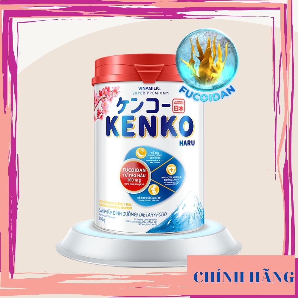 Sữa Bột Vinamilk Kenko Haru - Hộp 350g 850g bổ sung fucoidan từ tảo nâu giúp tăng cường sức đề kháng