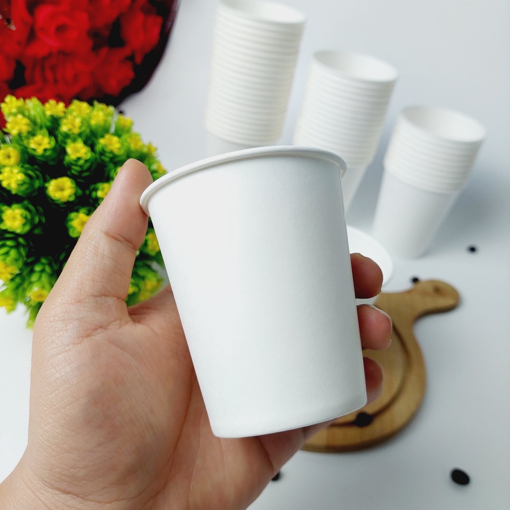50 chiếc cốc giấy 210ml - 7oz hàng cao cấp hàn quốc