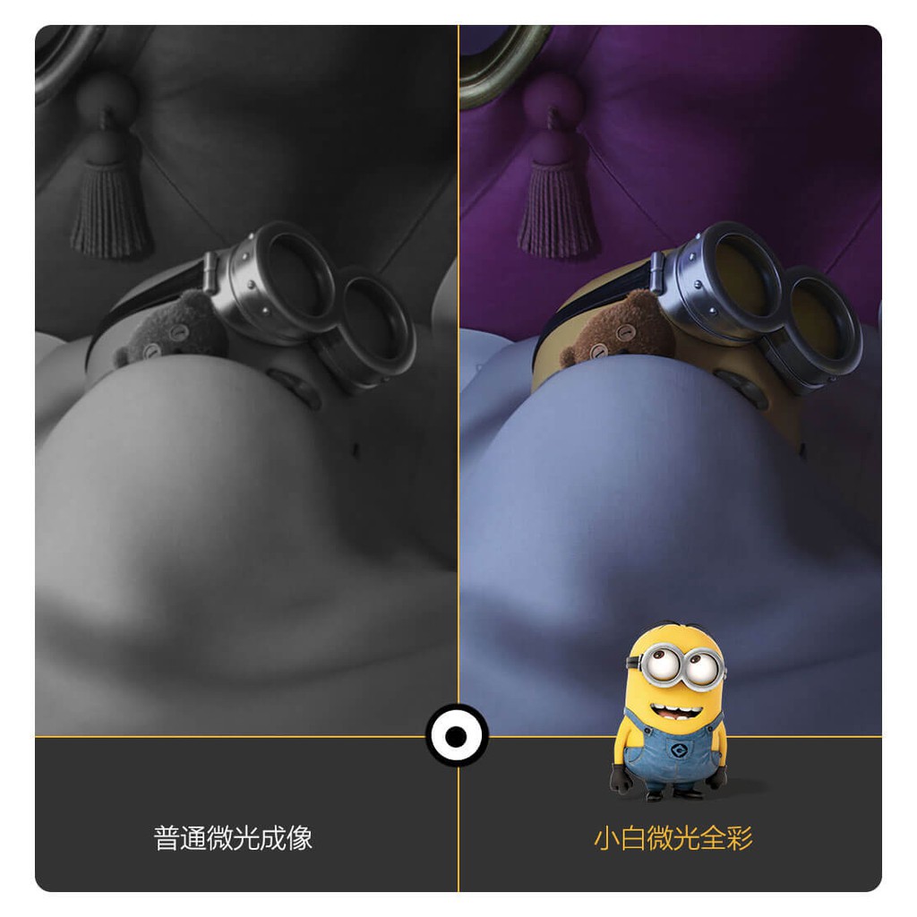 Xiaomi Minions A1 Camera thông minh camera giám sát 1296P HD WiFi Xoay 360 độ góc 110 Video webcam