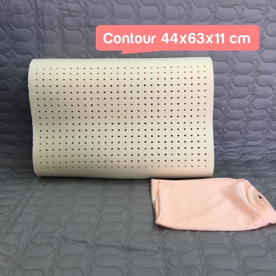 Gối cao su Contour 44x63x14 cm Liên Á  -  CHÍNH HÃNG, CHỐNG NGÁY