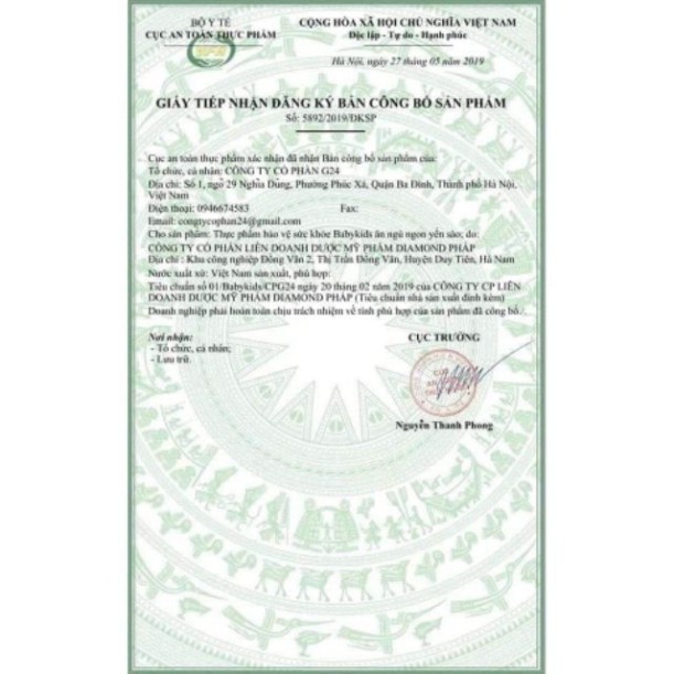 Babykids Ăn Ngủ Ngon Yến Sào 💖Chính Hãng💖 Yến Sào Baby kids Dành Cho Bé Yêu