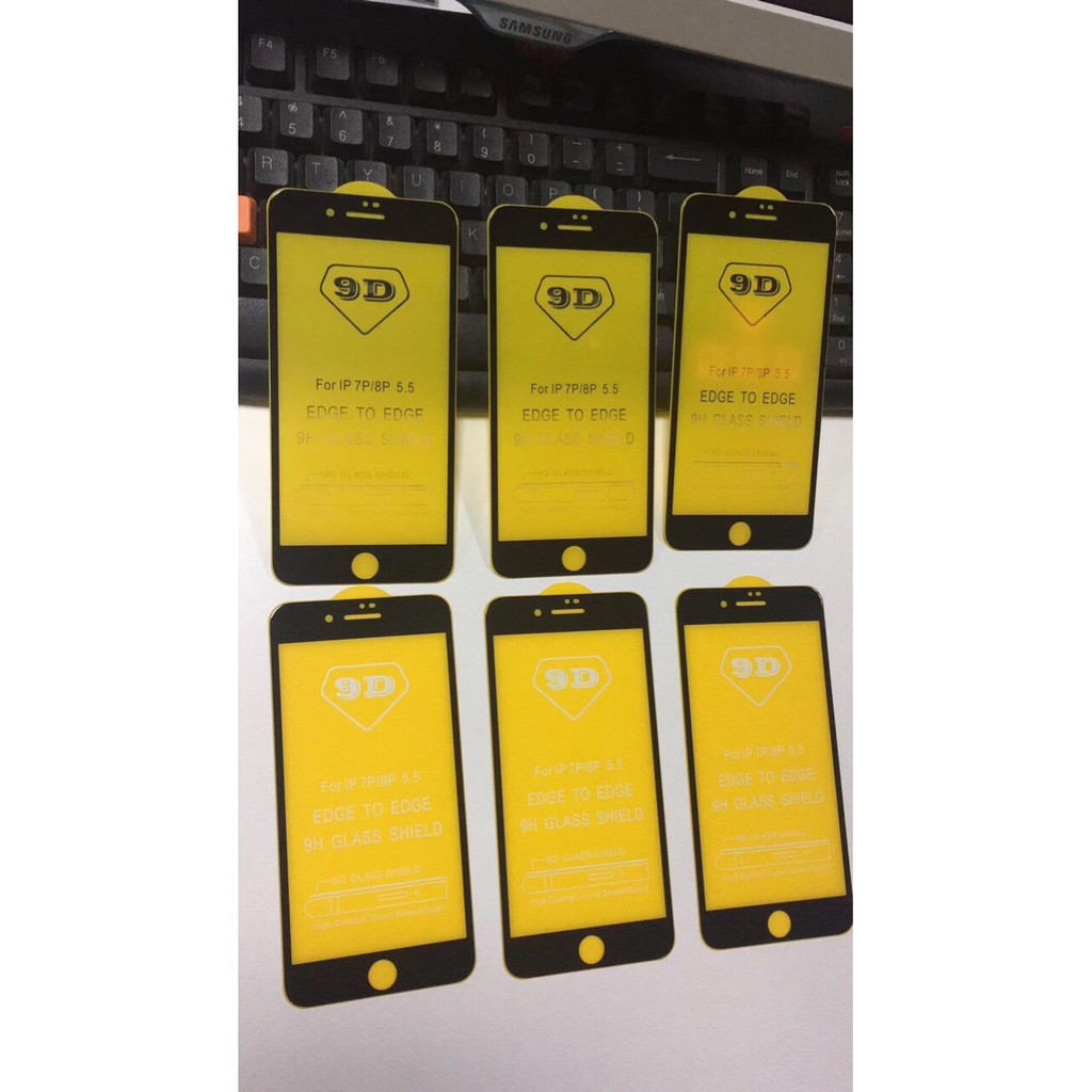 Kính Cường Lực iPhone Full Màn 9D  iPhone 6,6s,6 plus,6s plus,7,7 plus,8,8 plus,x,xs,xs max,11,11 pro max