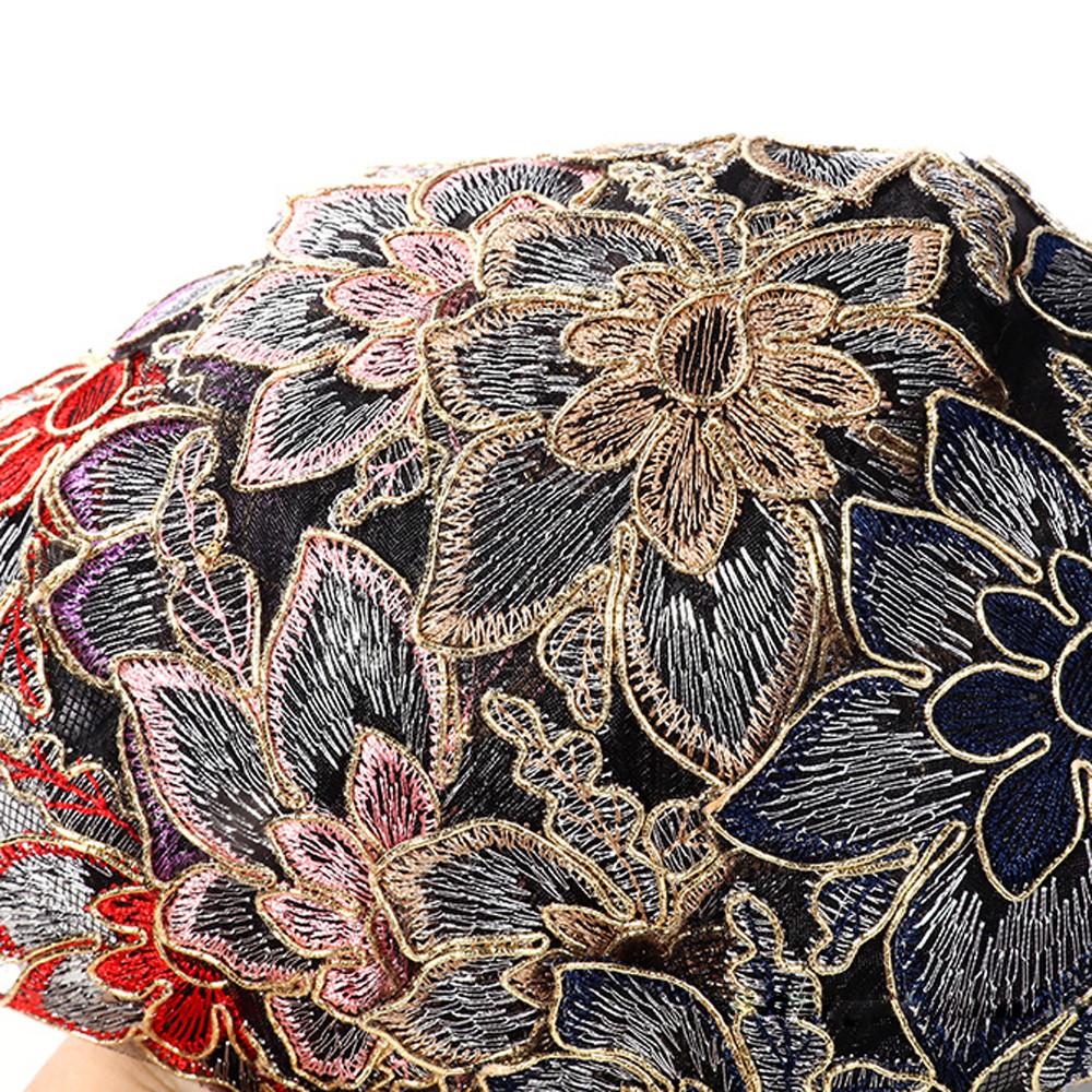 Băng Đô Ren Thêu Hoa Chống Trượt Thời Trang Cho Nữ