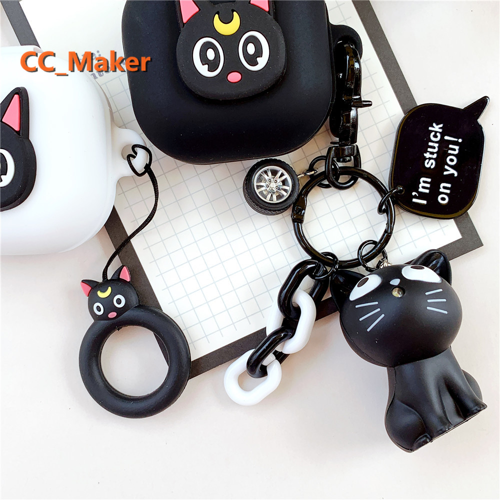 【In Stock】New Samsung Galaxy Buds Live Case Cartoon Cat Pendant Silicone Soft Shell Samsung Bluetooth Buds Live Earphone Case Buds Live Cover | BigBuy360 - bigbuy360.vn