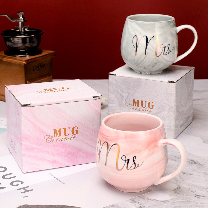 Cốc Sứ,Ly Sứ Cao Cấp Vân Đá  - Dung Tích 350ml | BigBuy360 - bigbuy360.vn