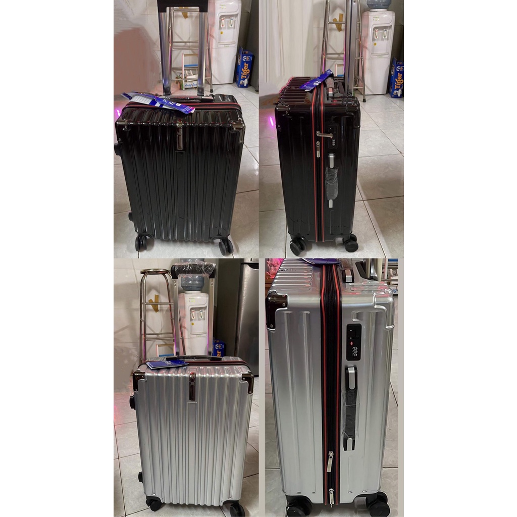 Vali Kéo Vali Du Lịch Nhựa Siêu Bóng Siêu Đẹp Chống Va Đập Bể Vỡ