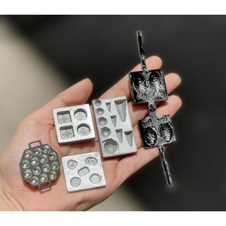 Mô hình khuôn bánh các loại sắt mini cho búp bê