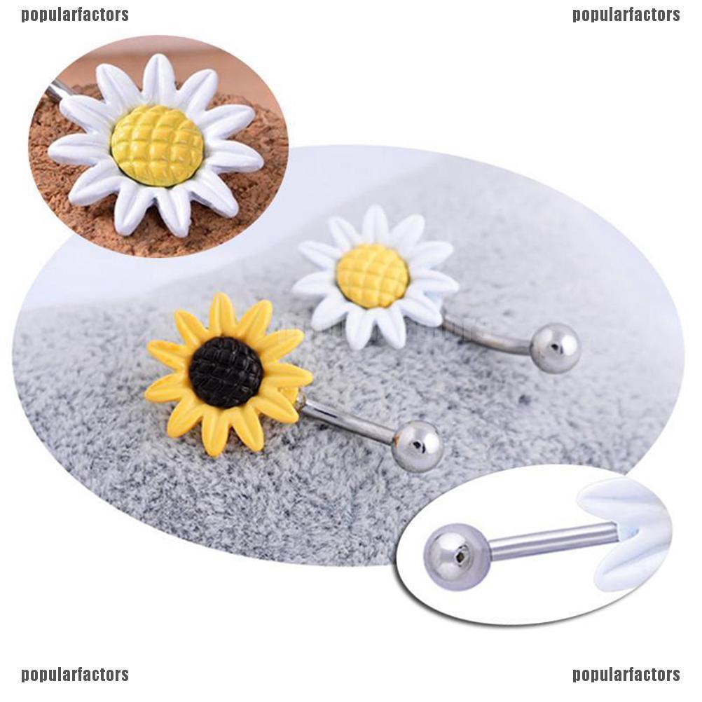 Khuyên Rốn Hình Hoa Cúc Thời Trang Xinh Xắn