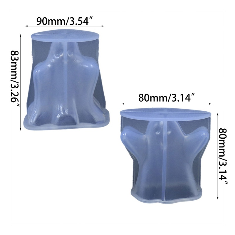 Khuôn Làm Nến Xà Phòng Handmade Silicone Hình Con Ma Kinh Dị