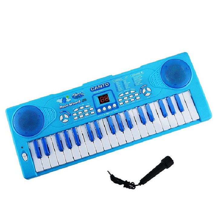 Đàn Piano Electronic Keyboard nhiều Phím Kèm Mic Cho Bé