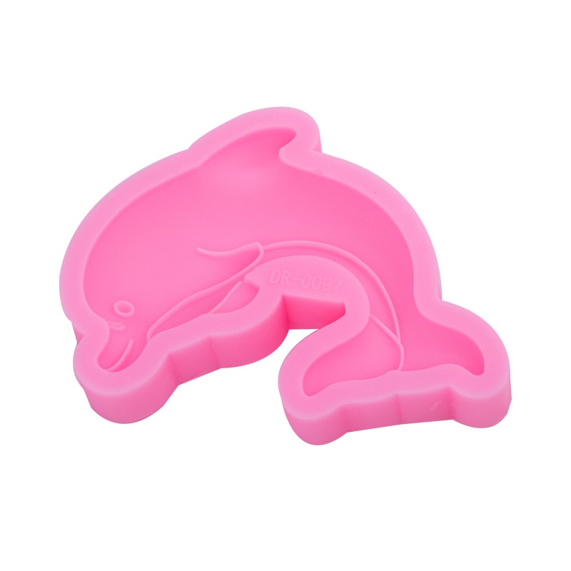 Khuôn Làm Bánh Chất Liệu Silicone Hình Cá Heo Dễ Thương