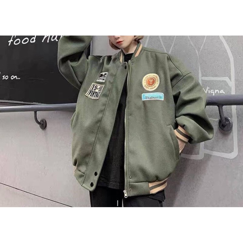 Áo Bomber Nỉ 19-91 Unisex | BigBuy360 - bigbuy360.vn