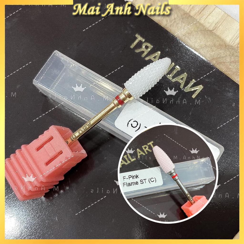 Đầu mài sứ 2 màu - Đầu mài nail chất liệu sứ MaiAnhNails