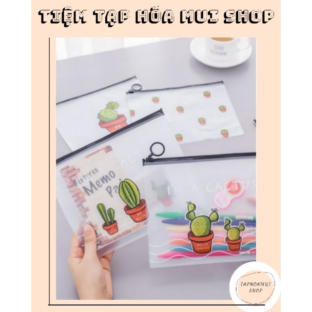 Túi zip đựng bút cute (T001)