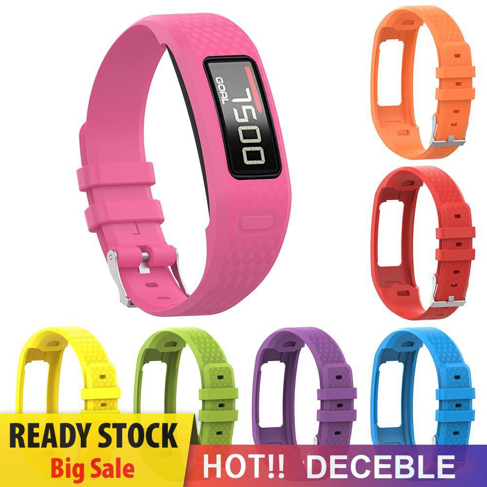 Deceble Multicolor Small Silicone Wrist Strap Replacement for Garmin Vivofit 1/2