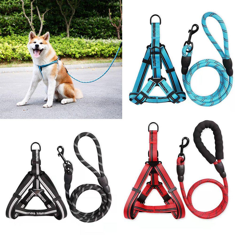 YOLA Dây Dắt Thú Cưng Đi Dạo Bằng Sợi Nylon Dài 1.5M Phản Quang Thoải Mái Tiện Dụng
