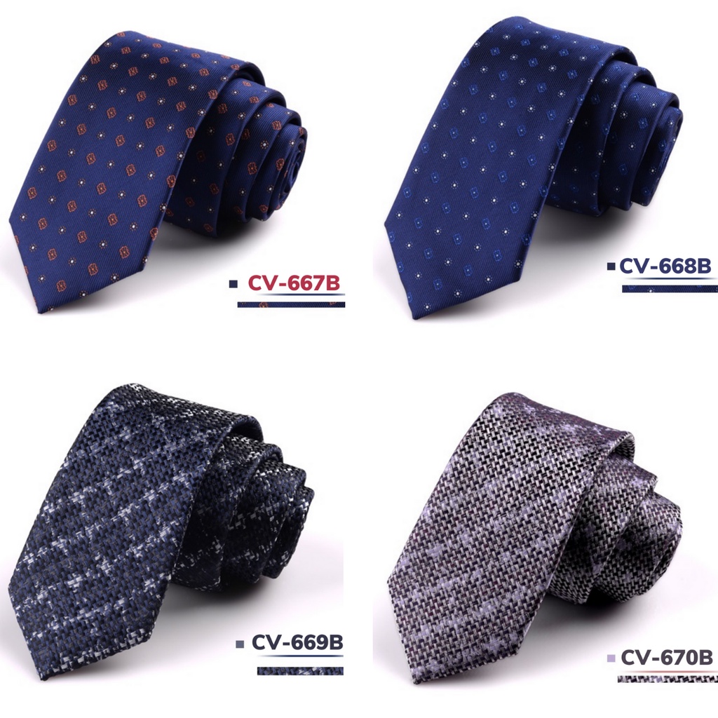 Cravat Nam thời trang bản nhỏ 6cm phong cách trẻ trung, hiện đại, Cà vạt chú rể, công sở, dự tiệc, nghệ sĩ