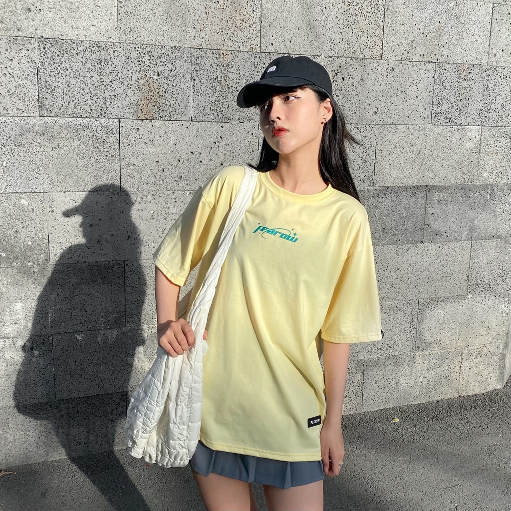 Áo thun nam nữ local brand unisex Fearow Bling Màu Vàng FW135