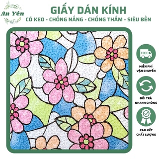 GIẤY DÁN KÍNH HOA KIM CƯƠNG 3D,DECAN DÁN KÍNH MỜ CHỐNG NẮNG CHỐNG NƯỚC