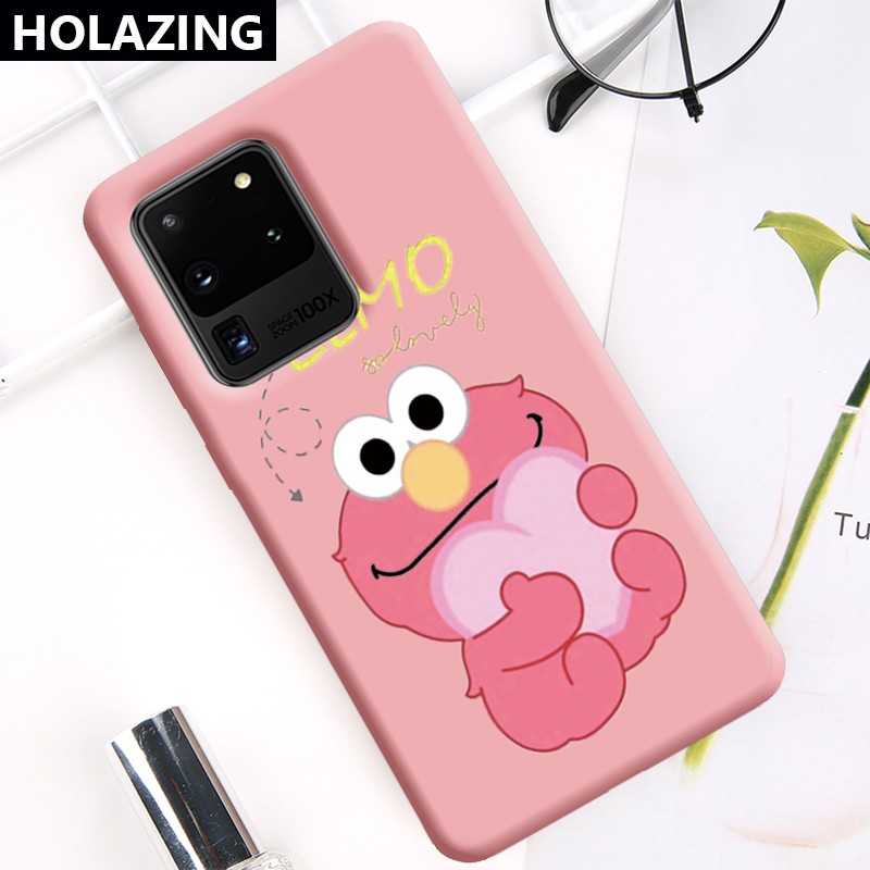 Ốp Điện Thoại Họa Tiết Hoạt Hình Elmo Kaso Sa Telepono Cho Samsung Galaxy S20 Plus S20 Ultra Note 20 10 Plus 9 S10 5g S10 S9 | BigBuy360 - bigbuy360.vn