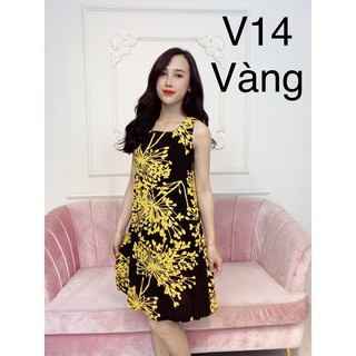 [HOT] Váy Lanh Hoạ Tiết Hoa Trẻ Trung - V14