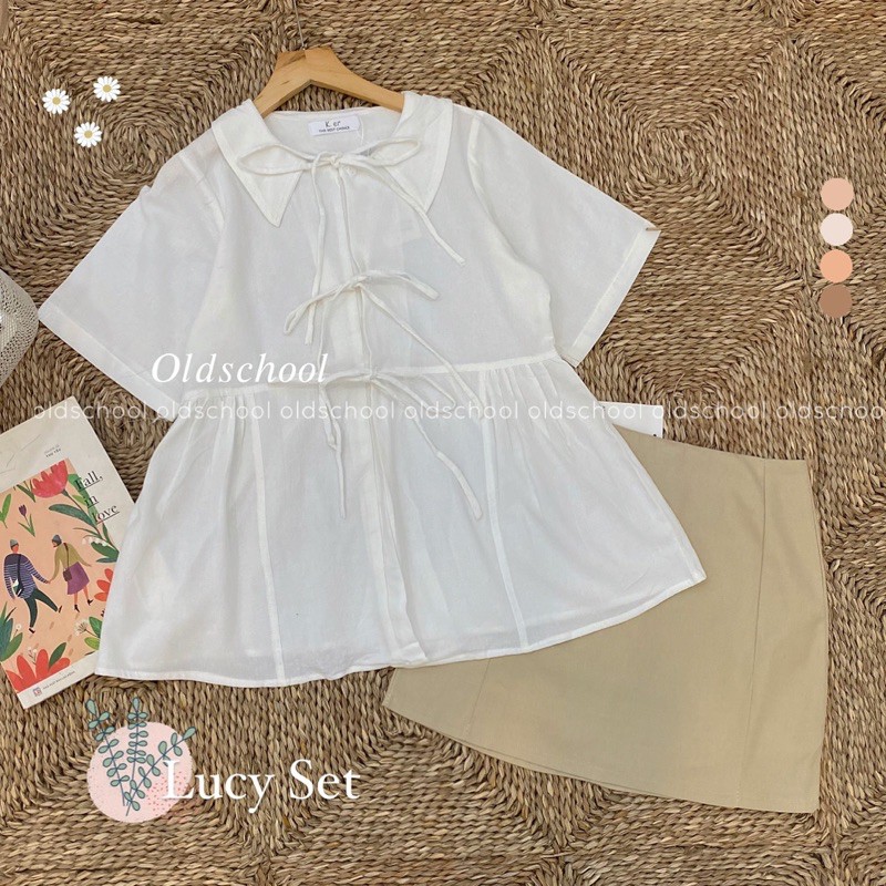 [VIDEO] SET LUCY BABYDOLL + CHÂN VÁY (ảnh thật/sẵn)