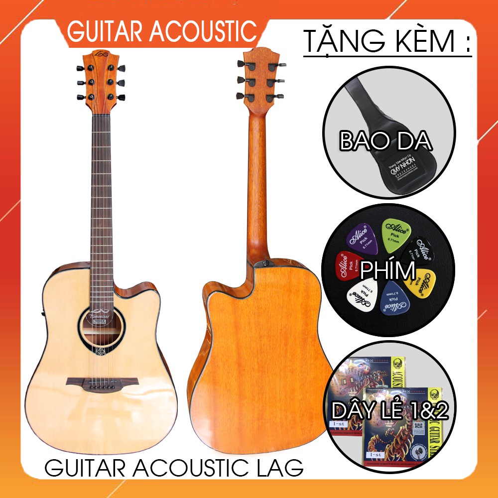 Đàn Guitar Acoustic LAG Có sẵn EQ