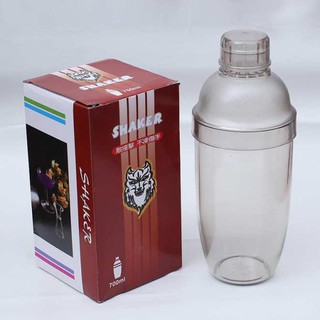 Bình lắc pha chế shaker 530ml Cocktail  trà sữa nhựa