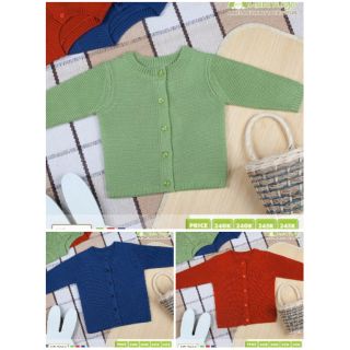 Áo len cài giữa cổ tròn Ualarogo cho bé trai/bé gái từ 6 tháng đến 3 tuổi