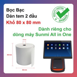 Giấy In Bill K80/Giấy In Nhiệt K80 Đường Kính 80mm - Pos Ocha/POS365/POS APP/SapoFnB