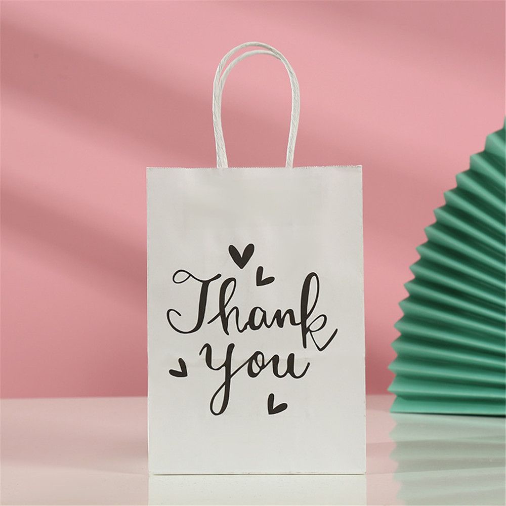 Túi Giấy Đựng Quà In Chữ Thank You Có Tay Cầm