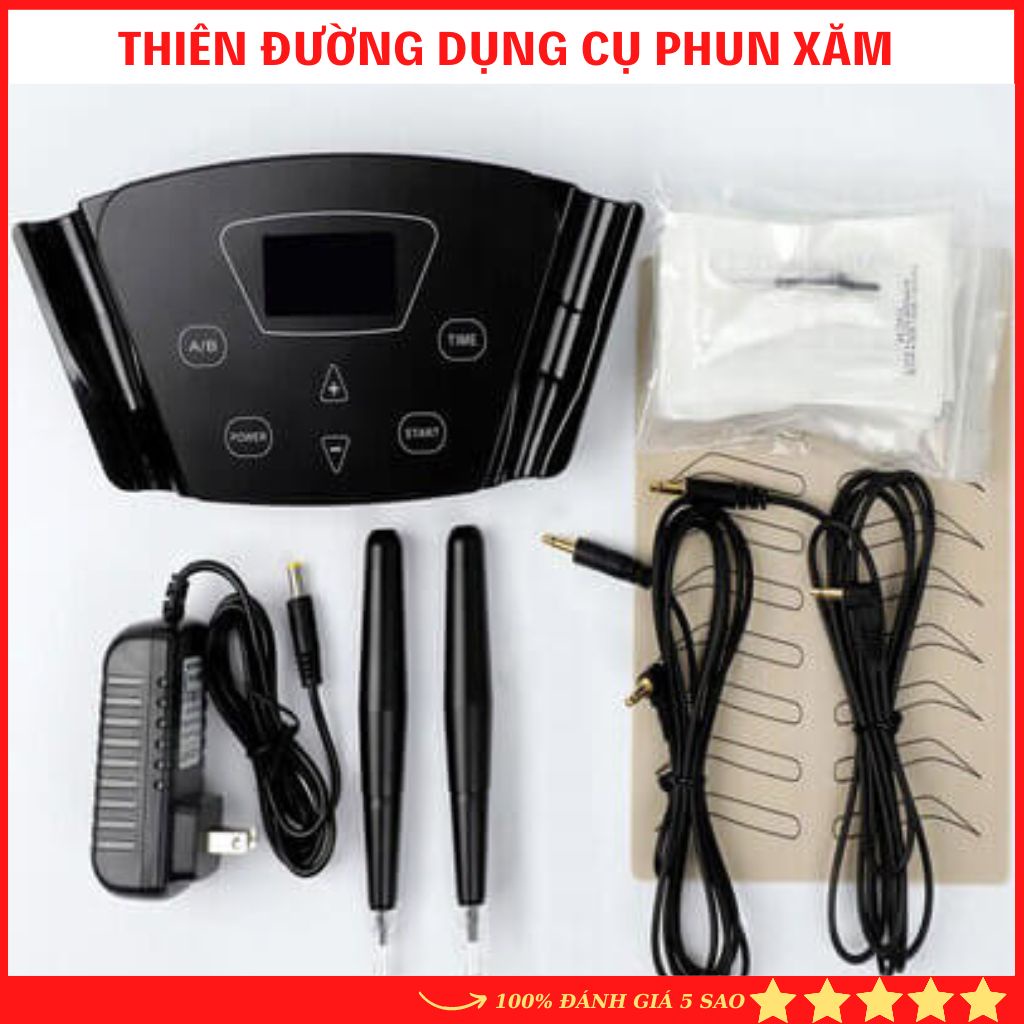 Máy BLACK PEARL 3 Kỹ Thuật Số Hai Tay Cầm Chuyên Phun Xăm Thẩm Mỹ