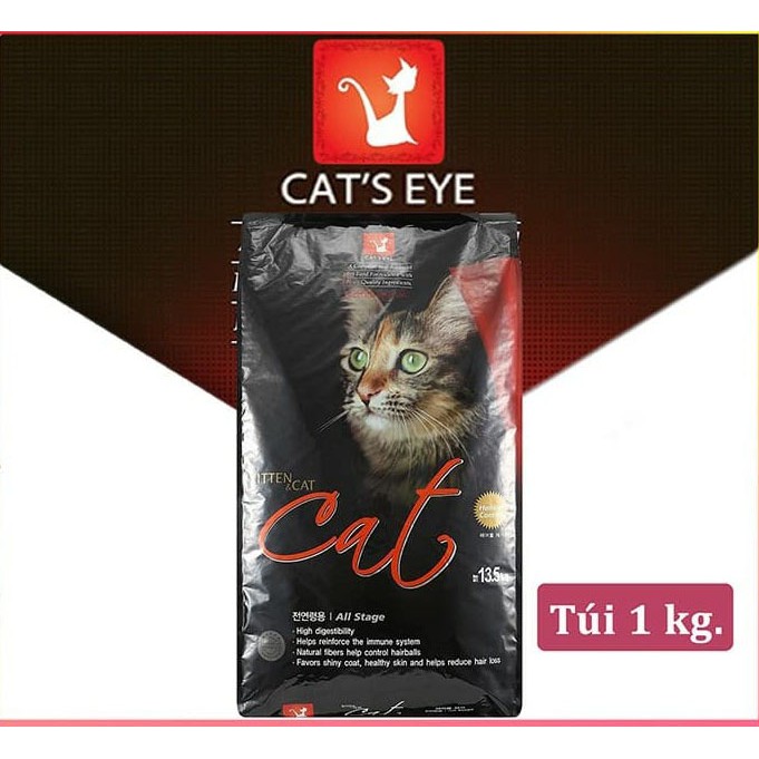 COMBO THẦN THÁNH CHO MÈO: Cát Nhật 8L &amp; Thức ăn Cho Mèo Hạt Khô Cat's Eye 1 kg