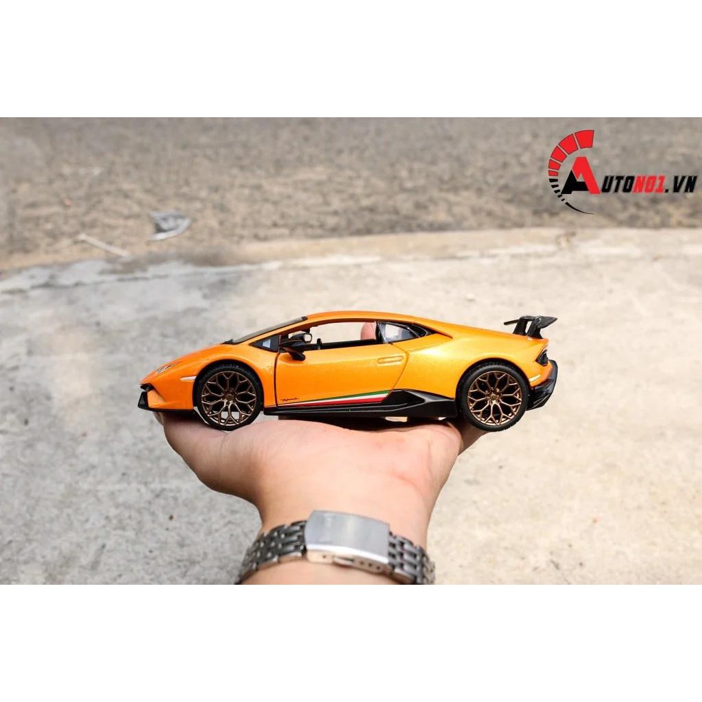 MÔ HÌNH LAMBORGHINI HURACAN PERFORMANTE ORANGE 1:24 BBURAGO 5725