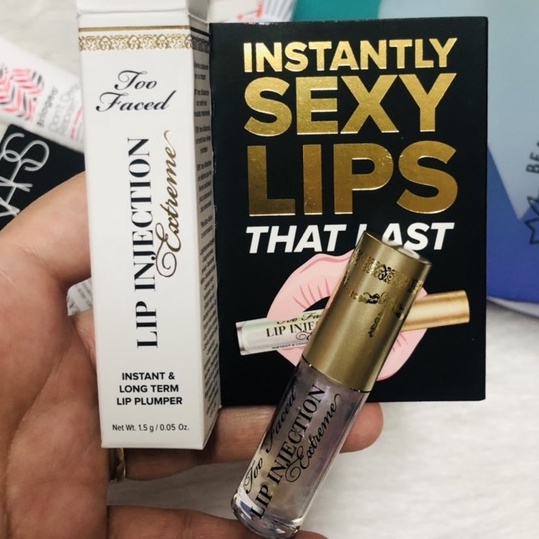 [CÓ BILL US] [MINISIZE 1.5G ] SON BÓNG TẠO ĐỘ CĂNG MÔI TOO FACED LIP INJECTION EXTREAM MINISIZE 1.5g