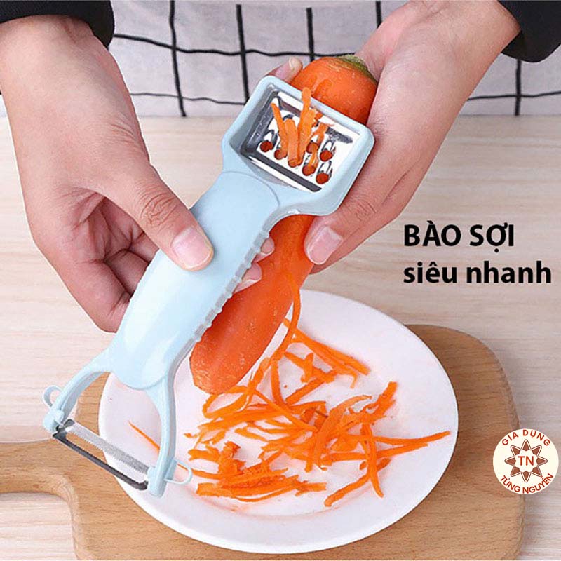 Dao bào nhỏ,sợi, dao nạo rau củ quả Siêu Hót [DAO BÀO NHỎ 2 ĐẦU]