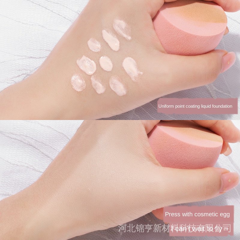 Mút Trang Điểm Hình Quả Trứng Mềm Mại Có Thể Sử Dụng Khô Hoặc Ướt Tiện Lợi