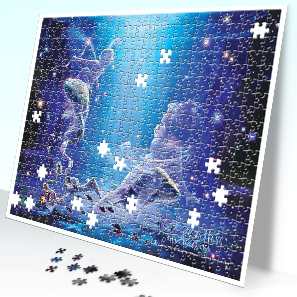 Tranh xếp hình Tia Sáng Jigsaw Puzzle 475 mảnh Xếp hình trí tuệ, giảm stress - CUNG SONG NGƯ - MSP: 475-012