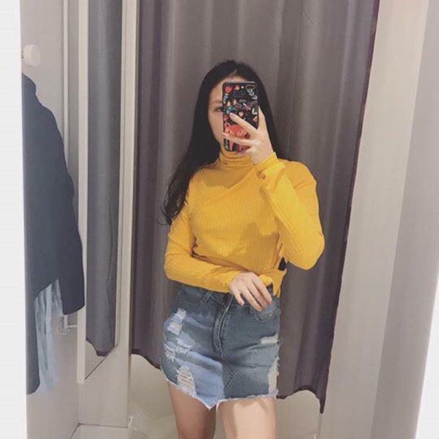 Áo Cổ lọ HM